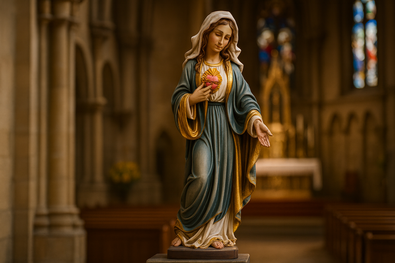 Heilige Maria & Madonna – Holzfiguren