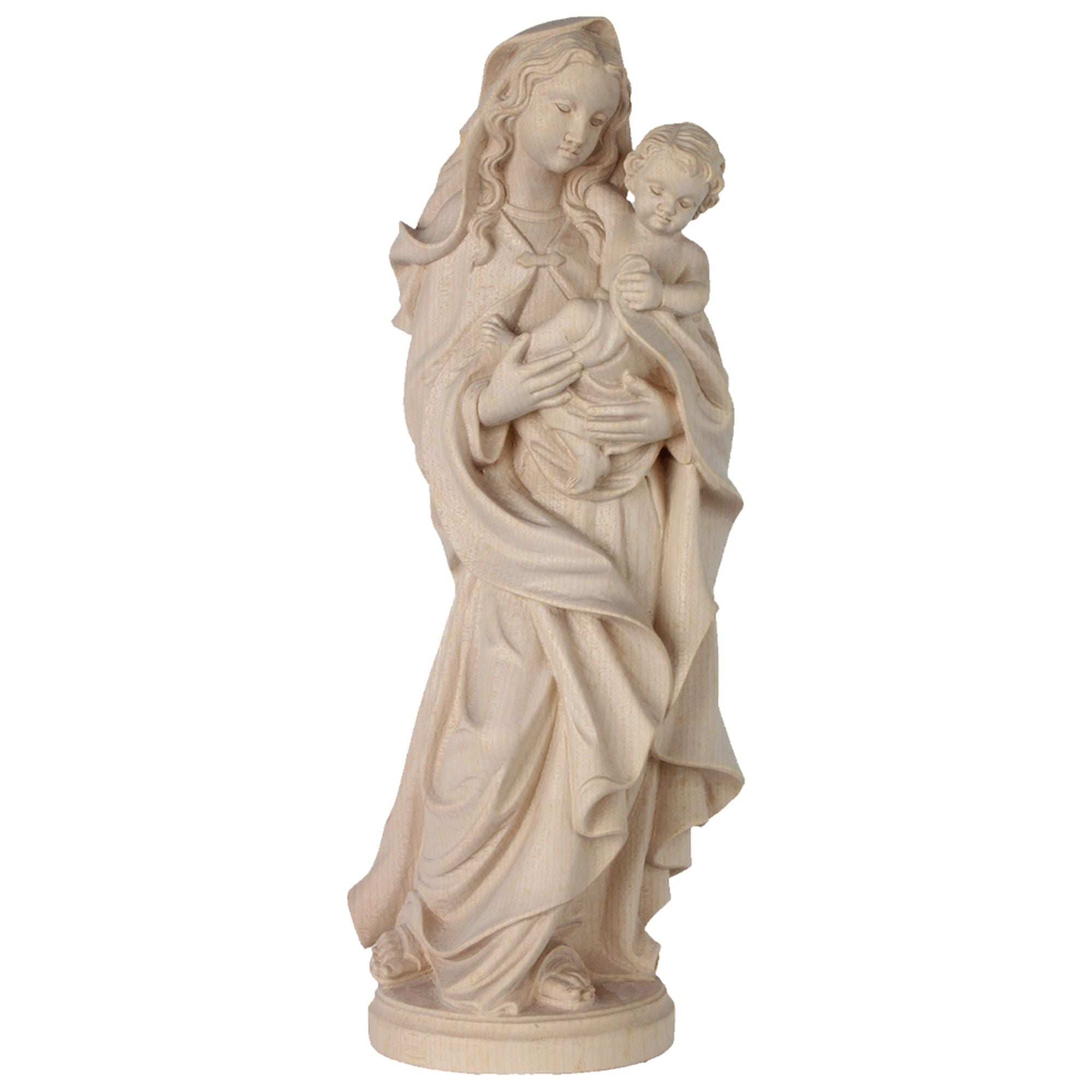 Madonna mit Kind „Mutter der Güte“ – handgeschnitzt in Südtirol, Lindenholz
