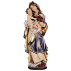 Rosenmadonna – Madonna mit Kind, handgeschnitzt in Südtirol