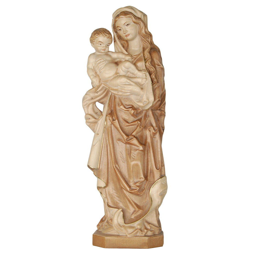 Madonna Riemenschneider – Madonna mit Kind, handgeschnitzt in Südtirol