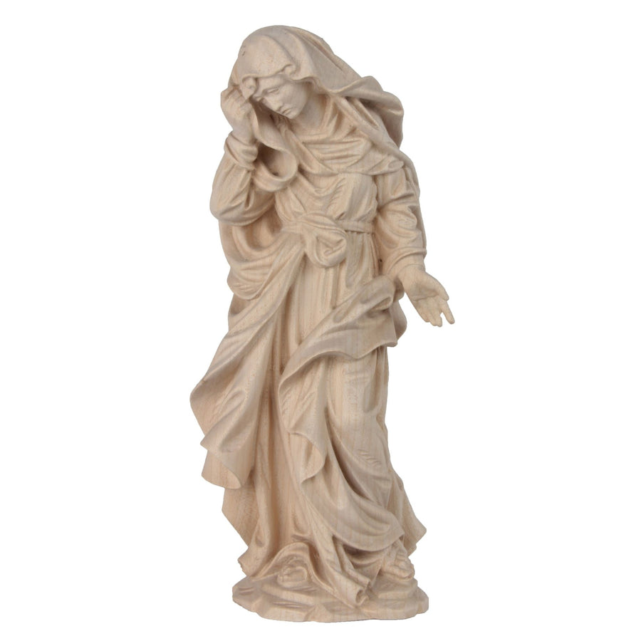 Madonna Addolorata – Schmerzensmutter – handgeschnitzte Holzfigur, Ausführung natur
