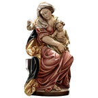 Madonna sitzend barock – handgeschnitzte Holzfigur aus Südtirol