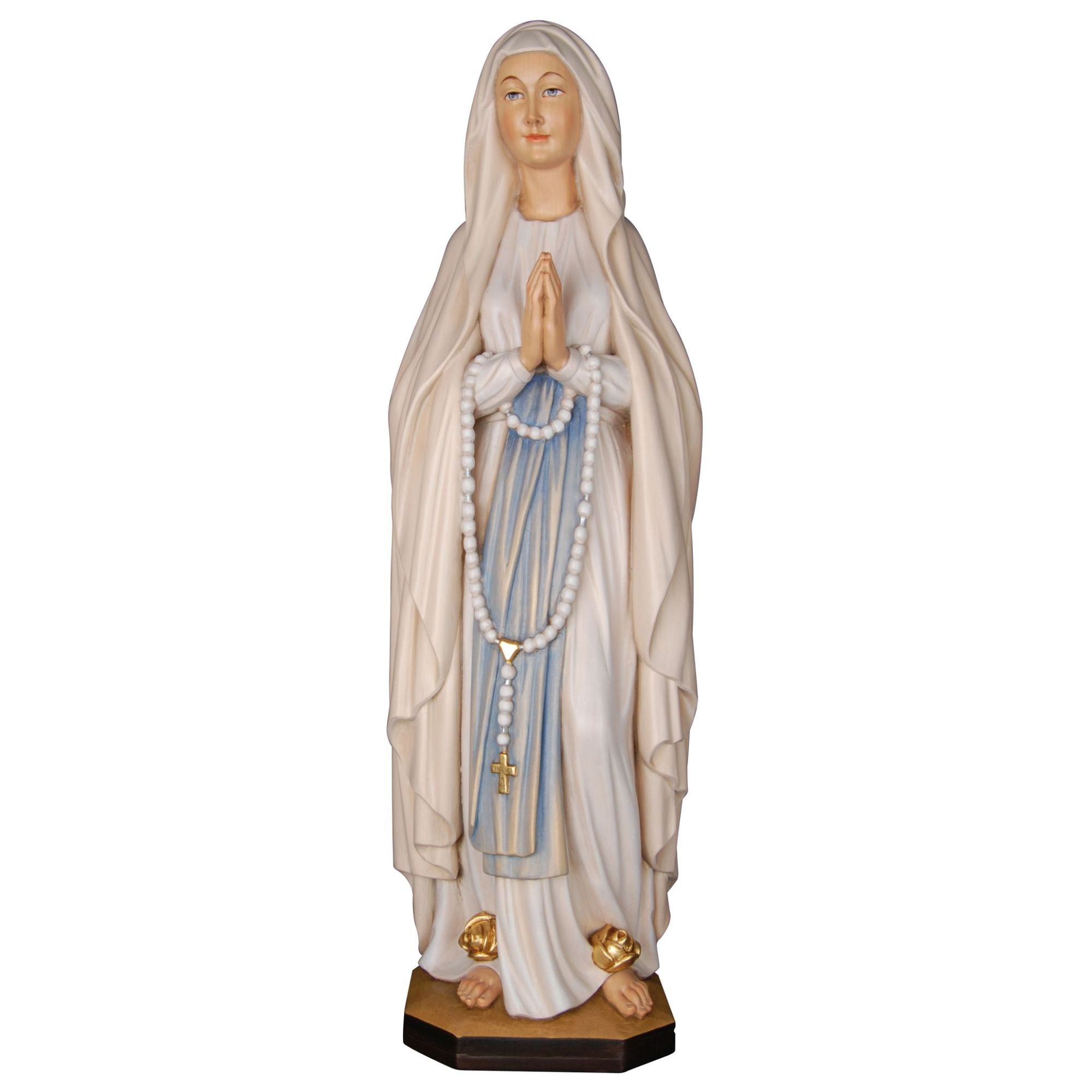 Madonna Lourdes – betende Marienfigur, handgeschnitzt in Südtirol