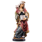 Hl. Saturnina mit Salbentopf – handgeschnitzt in Südtirol