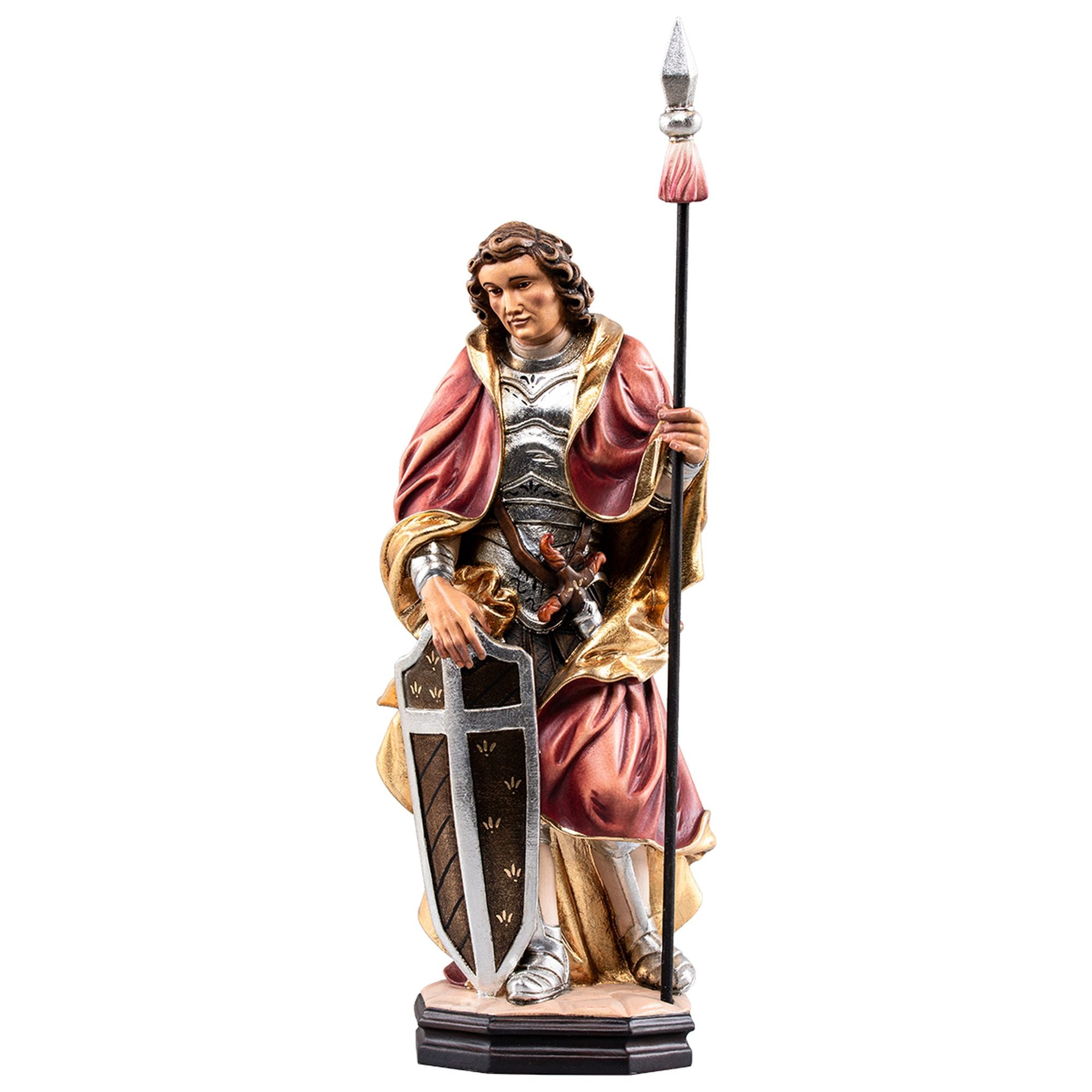 Hl. Wilhelm – handgeschnitzte Holzfigur aus Südtirol