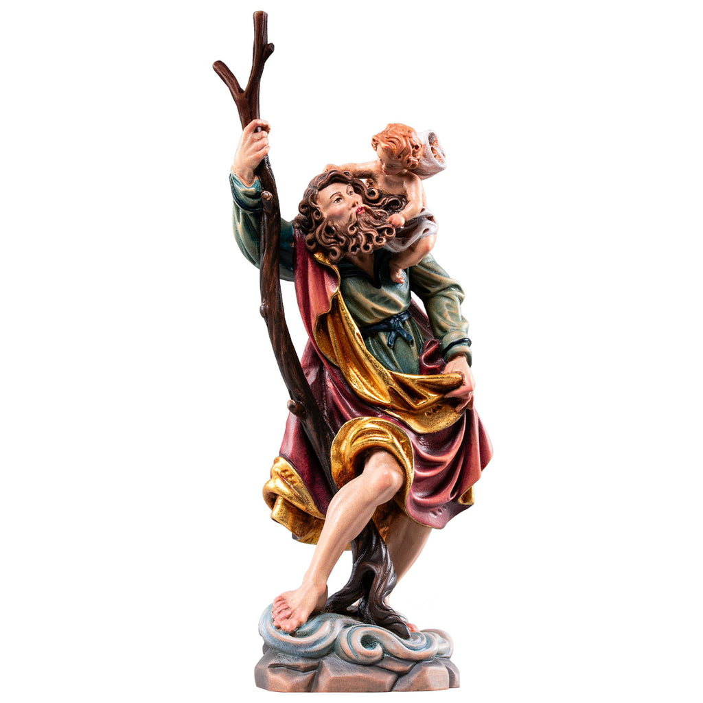 Hl. Christophorus neu – handgeschnitzt in Südtirol