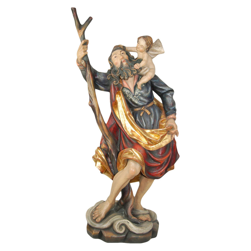 Hl. Christophorus neu – handgeschnitzt in Südtirol