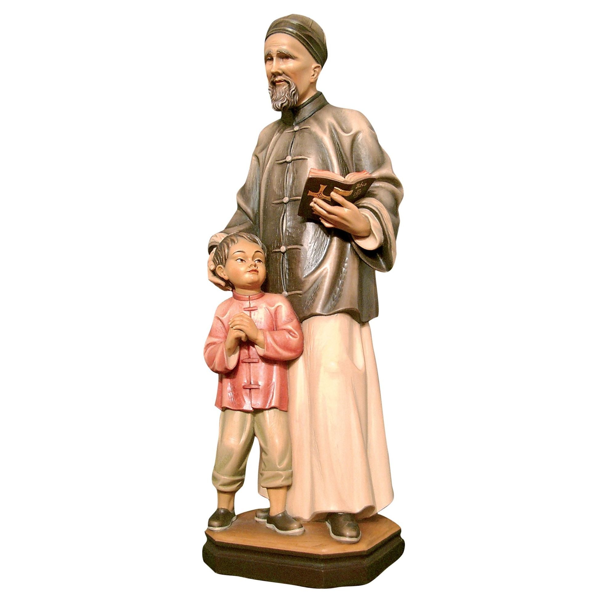 Hl. Josef Freinademetz – handgeschnitzt in Südtirol, verschiedene Ausführungen