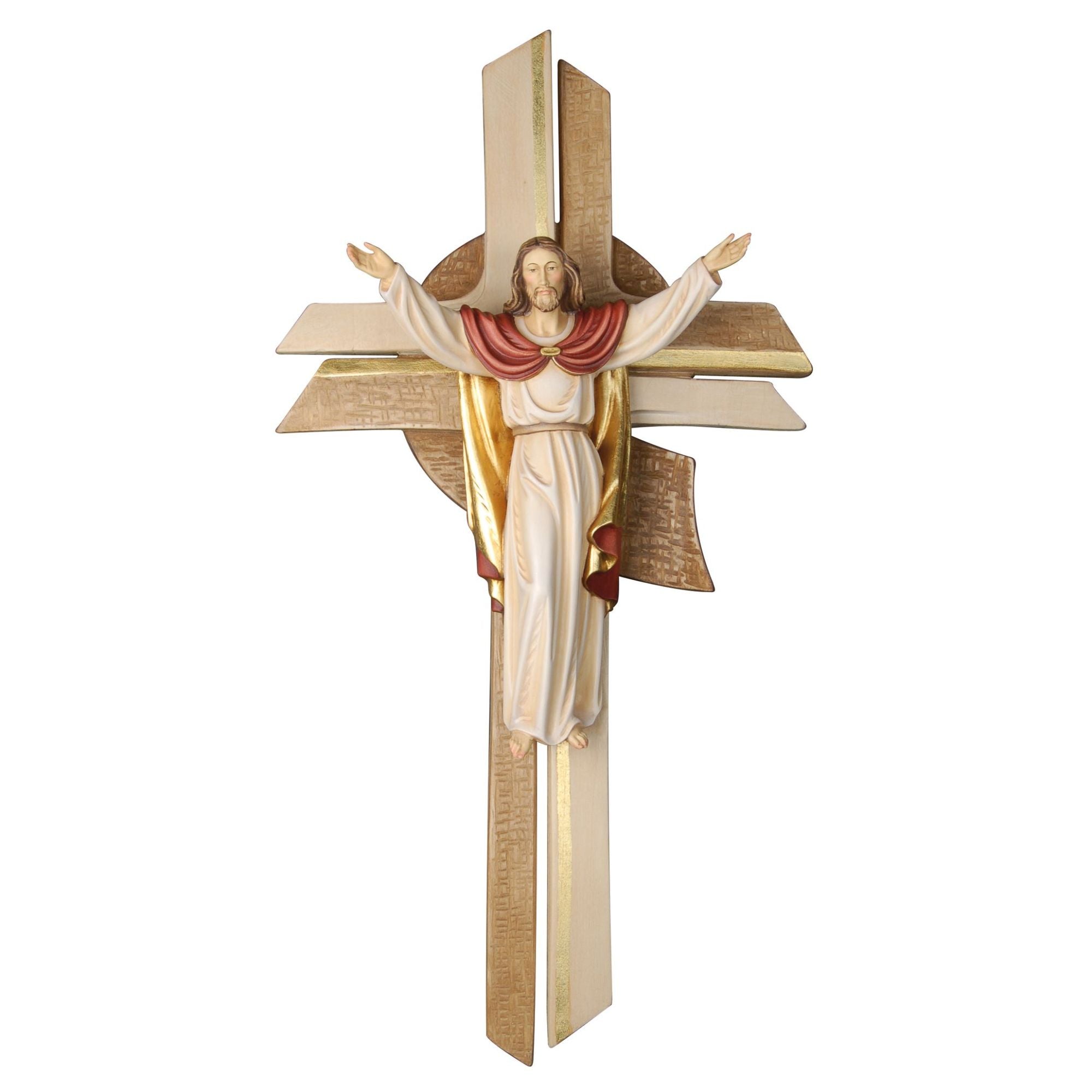 Besinnlicher Auferstehungschristus – handgeschnitzt in Südtirol