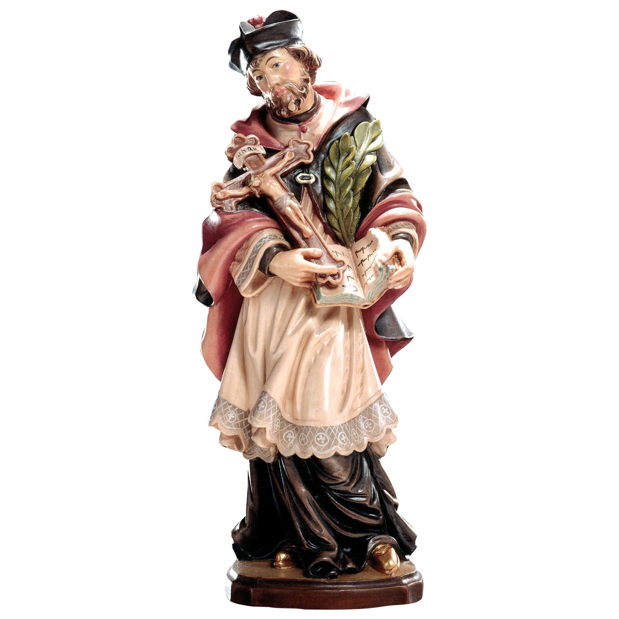 Heilige Männer – Hl. Johannes von Nepomuk, handgeschnitzt in Südtirol