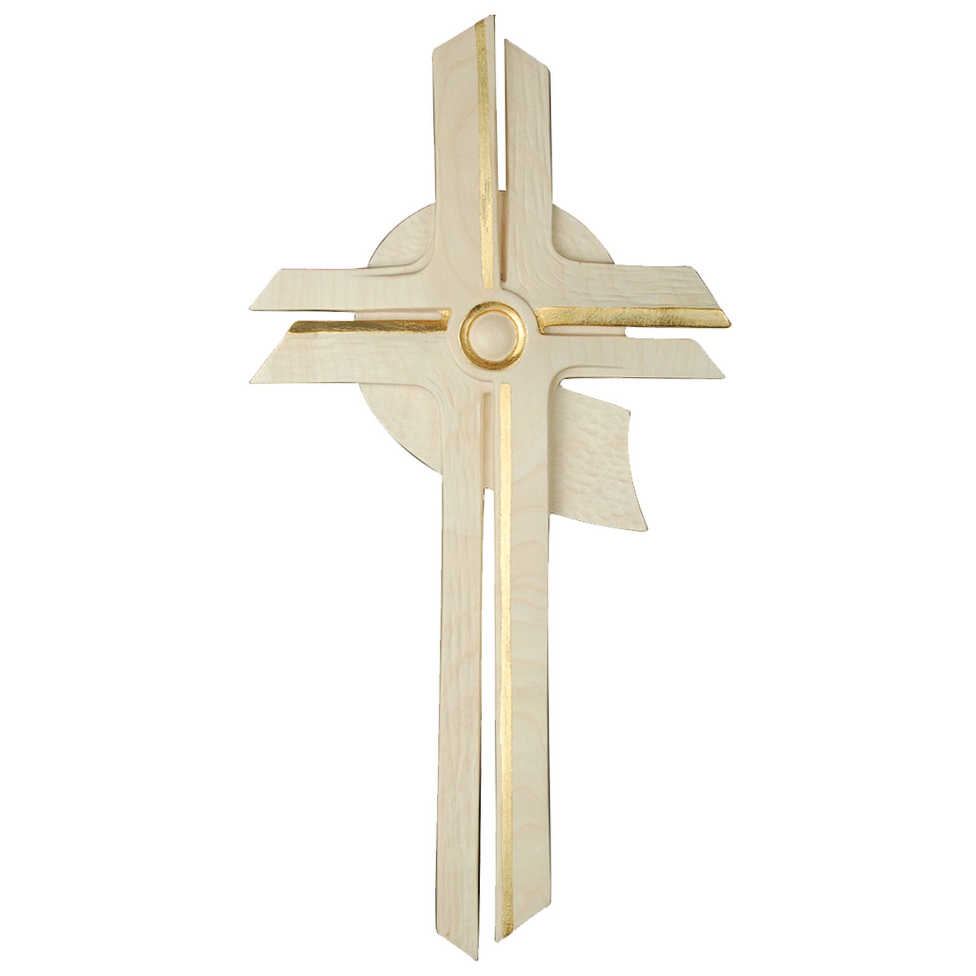 Kreuze ohne Corpus „Besinnliches Kreuz“ – handgeschnitzt in Südtirol