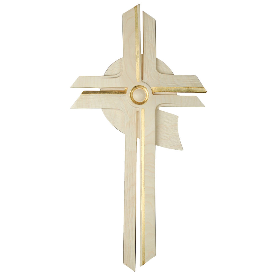 Cruz de meditación – cruz de madera hecha a mano del Tirol del Sur, vista 3