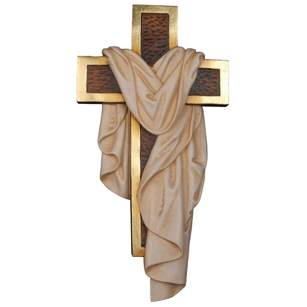 Auferstehungskreuz – handgeschnitztes Holzkreuz aus Südtirol
