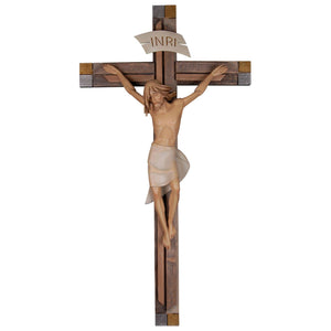 Kreuze mit Corpus „Besinnlicher Corpus mit Kreuz“ – handgeschnitzt in Südtirol