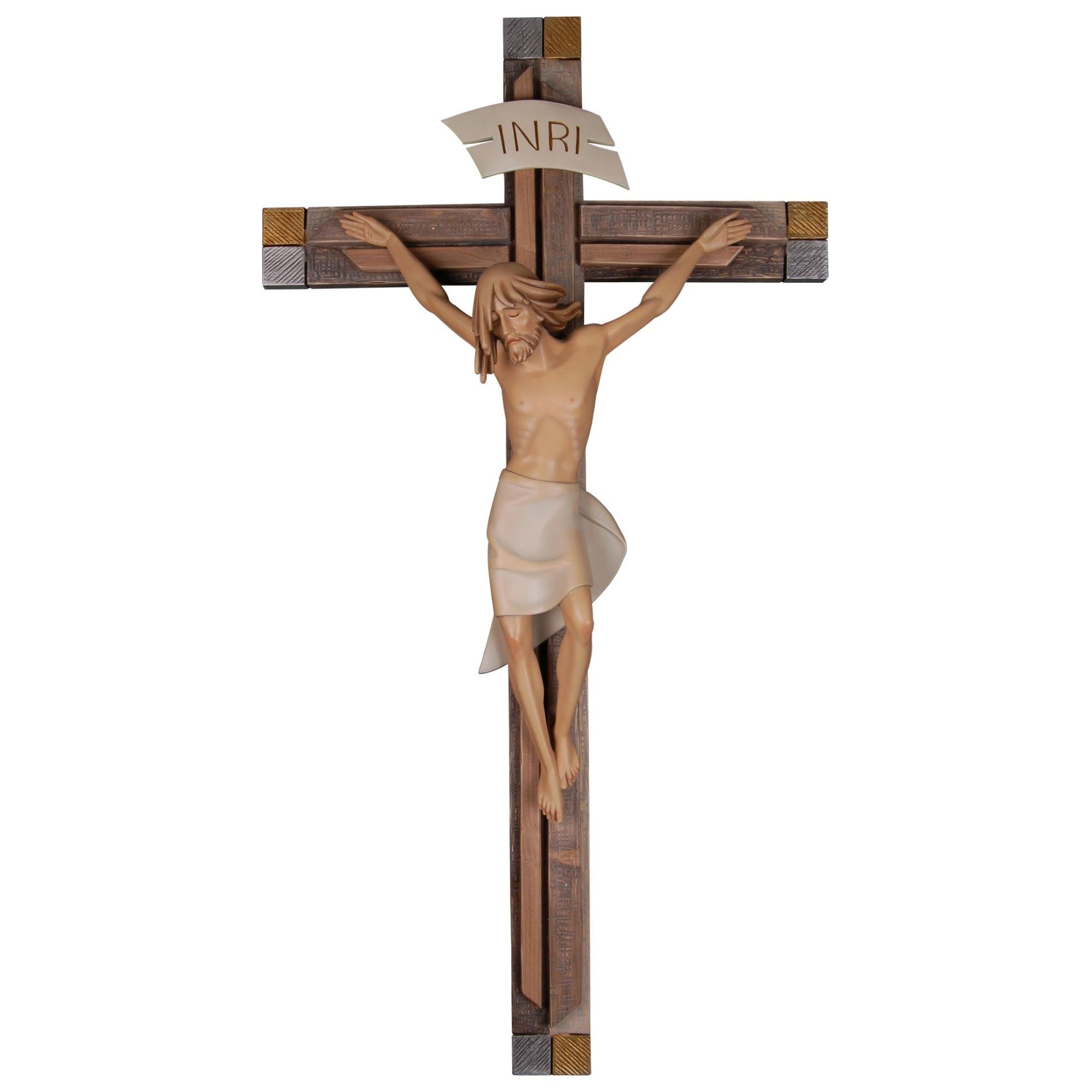 Kreuze mit Corpus „Besinnlicher Corpus mit Kreuz“ – handgeschnitzt in Südtirol