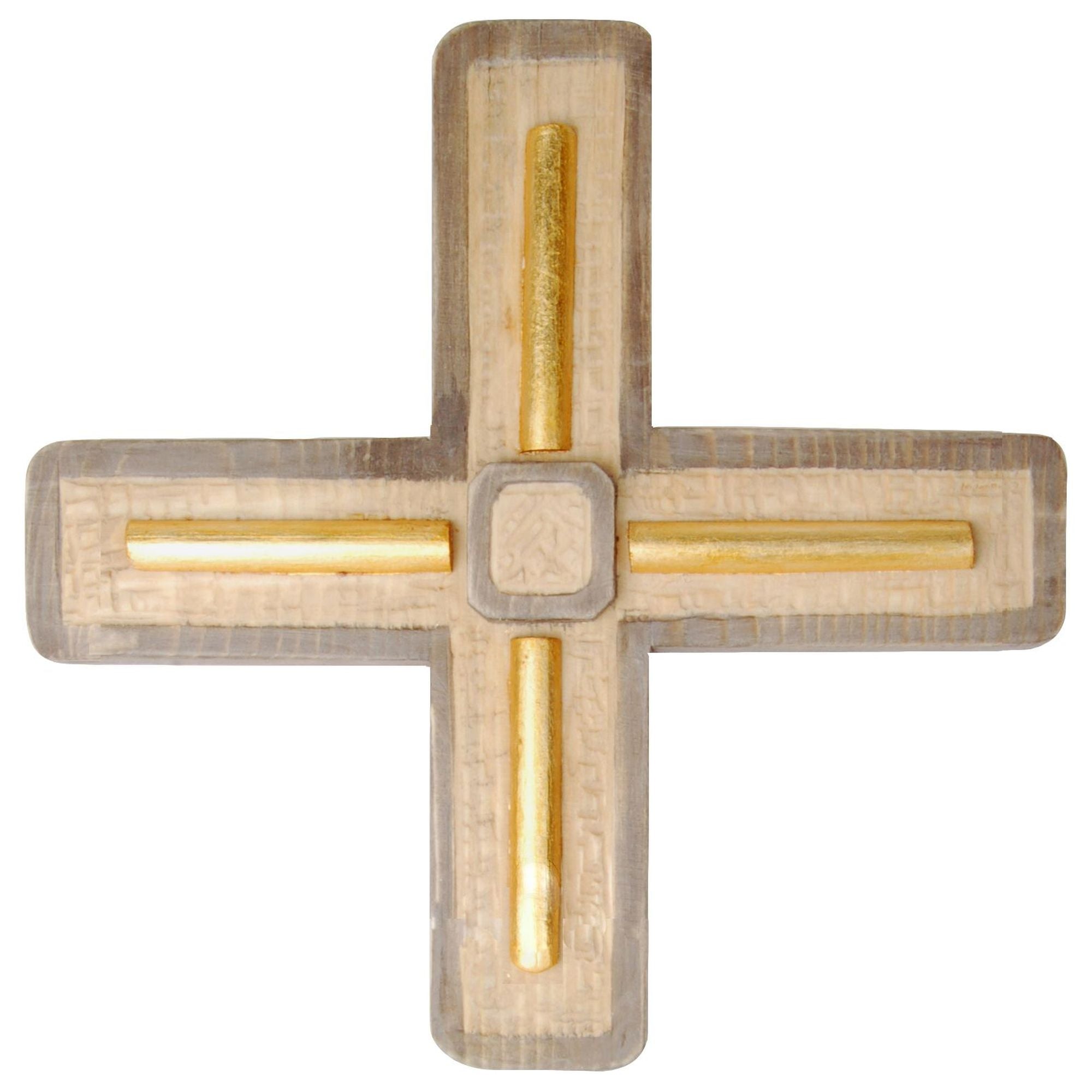Kreuz Linea gleichschenklig – handgeschnitzt in Südtirol