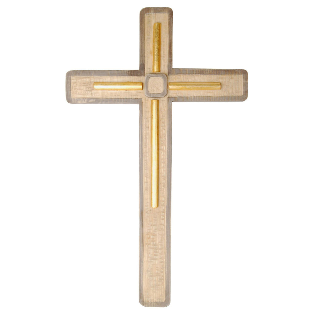 Kreuz ohne Corpus „Kreuz Linea“ – handgeschnitzt in Südtirol