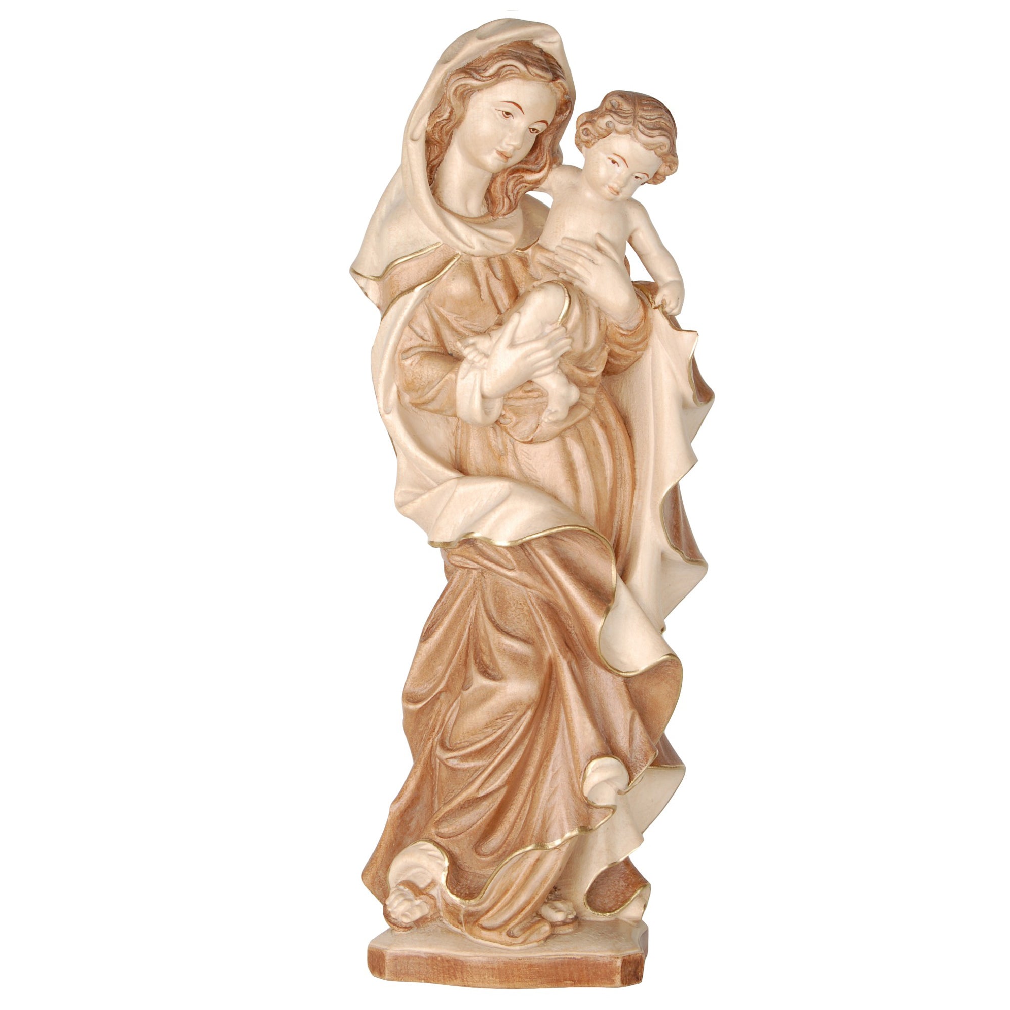 Mutter des Friedens – Madonna mit Kind, handgeschnitzt in Südtirol