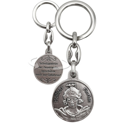 Hl. Florian Schlüsselanhänger 9 cm – gesegnet & Made in Germany