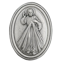 Jesus Auto Plakette oval 3,6 cm – gesegnete Medaille & Magnet