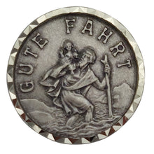 Christophorus Plakette Gute Fahrt Ø 3 cm – gesegnet & Magnet