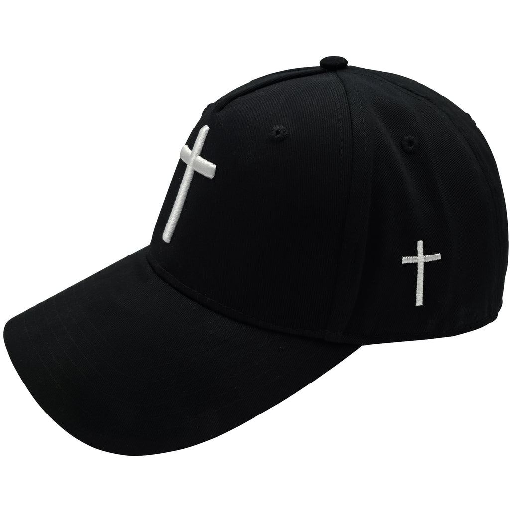 Kreuz-Cap mit 3D-Stick – Snapback verstellbar - LUNEXUS