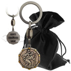 Christopherus Schlüsselanhänger 9 cm – „KOMM GUT HEIM" - LUNEXUS