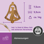 Olivenholzanhänger Engel – Handarbeit & Segnung aus Bethlehem