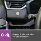 rückseite christophorus auto plakette Ø 2,3 cm mit magnet und klebepad flexible befestigung gesegnetes schutzsymbol