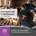 Tau-Kreuz Armband aus Olivenholz – handgefertigt