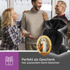 jesus plakette magnet aus olivenholz religiöses symbol fürs zuhause