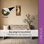 Wandbild Barmherziger Jesus aus Holz – Gesegnet mit Zertifikat