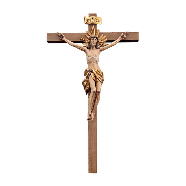 Limpias-Kruzifix – handgeschnitztes Holzkreuz aus Südtirol