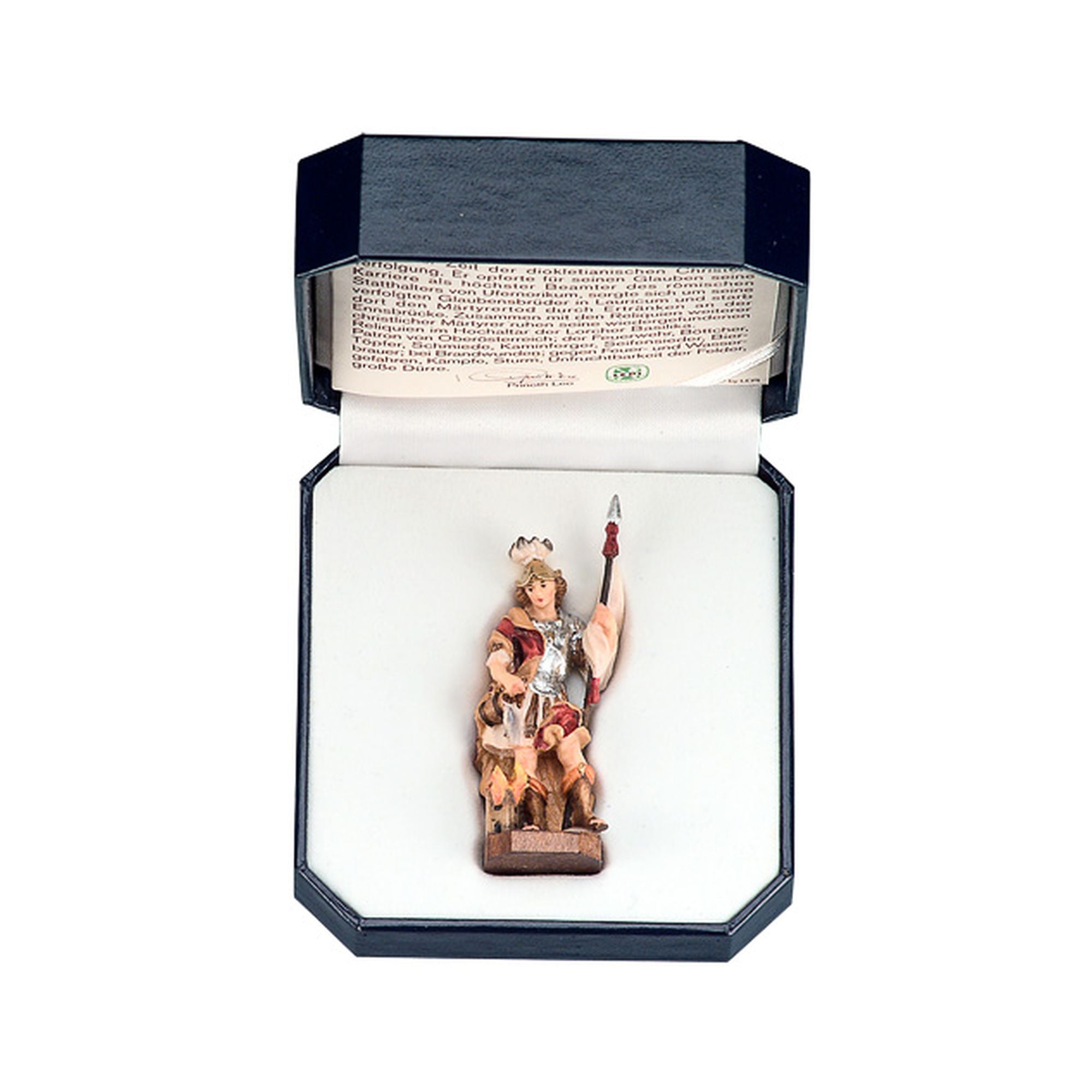 Schwanthaler Florian mit Etui – handgeschnitzt in Südtirol