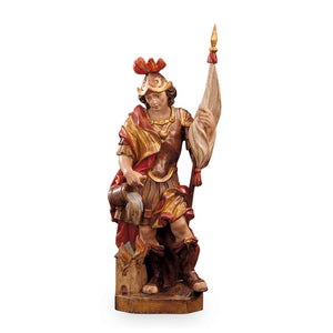 Schwanthaler Florian – handgeschnitzte Holzfigur, Schutzpatron der Feuerwehr, gefertigt in Südtirol