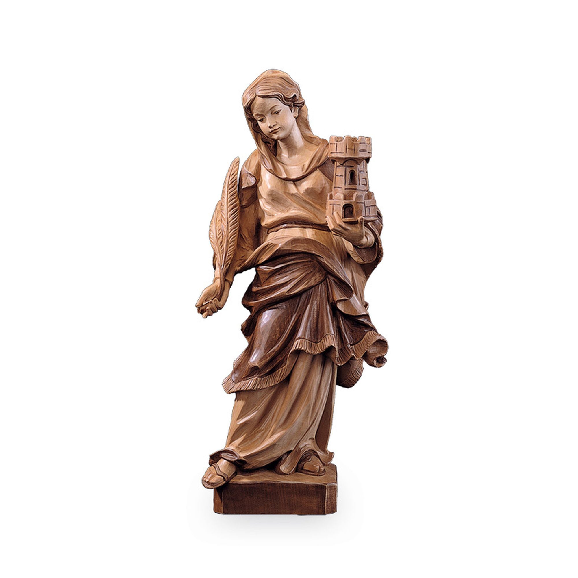 Hl. Barbara – handgeschnitzt in Südtirol