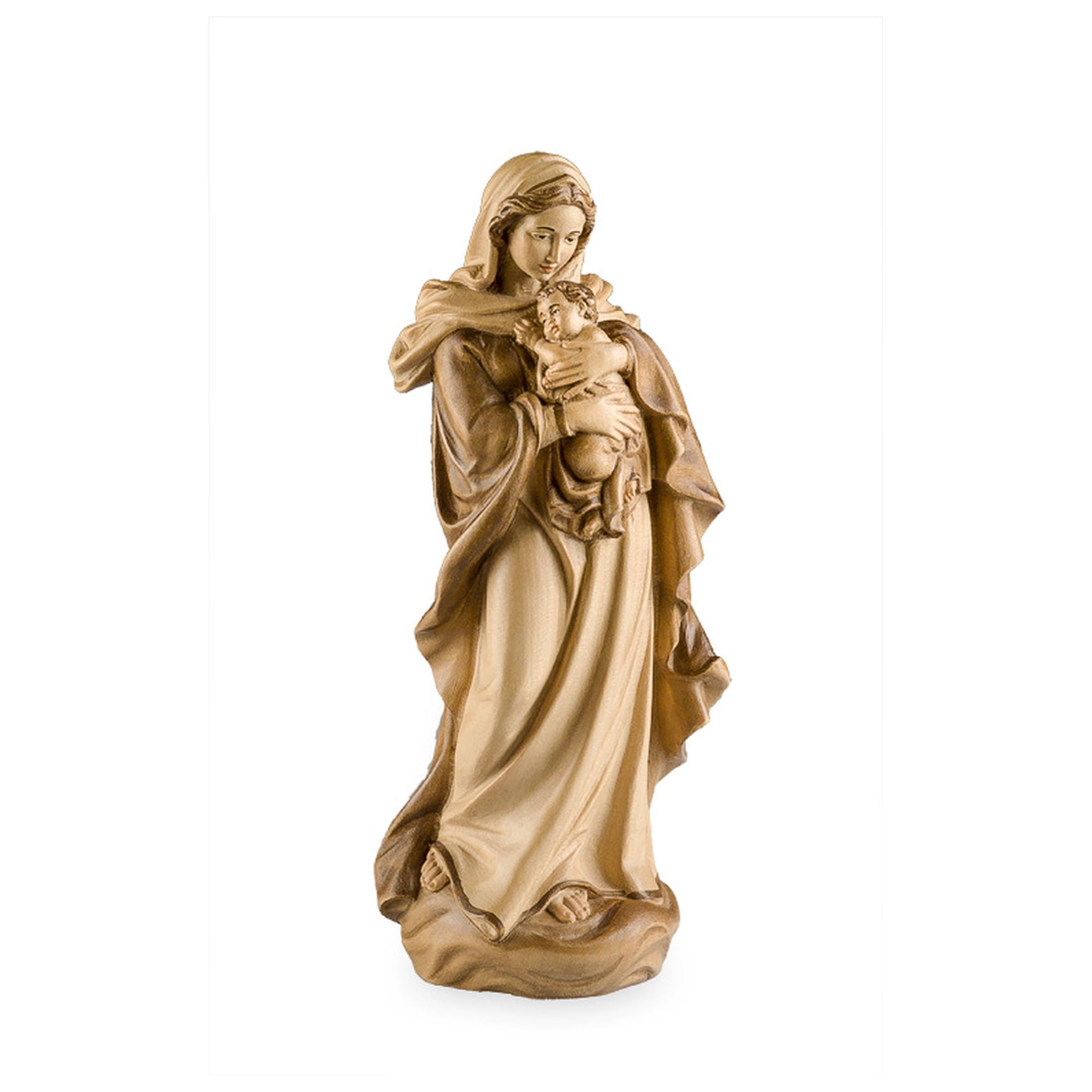 Renaissance Madonna – handgeschnitzte Madonna mit Kind aus Südtirol