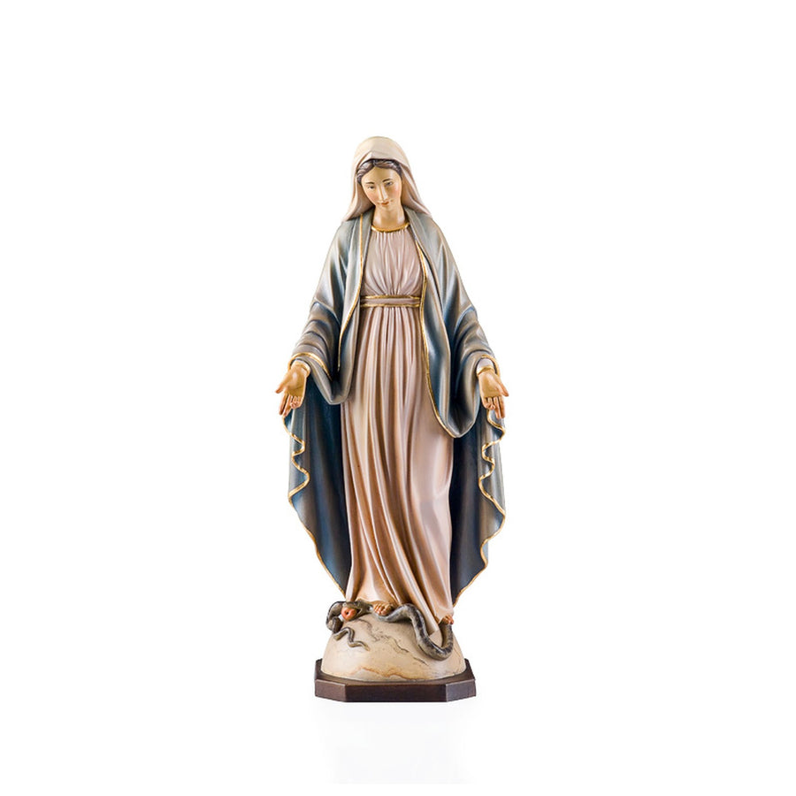 Madonna „Gnadenspenderin“ – handgeschnitzte Holzfigur aus Südtirol, Ausführung handbemalt