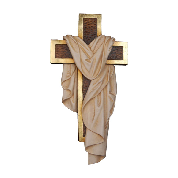 Auferstehungskreuz – handgeschnitztes Holzkreuz aus Südtirol