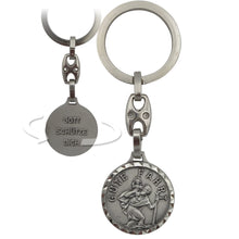 Christophorus Schlüsselanhänger Gute Fahrt 8,5 cm – gesegnet