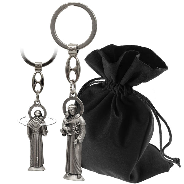 Hl. Antonius Schlüsselanhänger Figur 10 cm – gesegnet