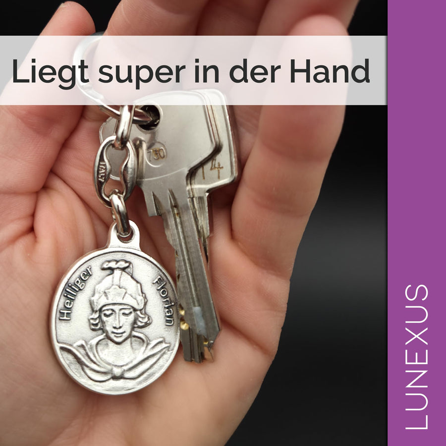 St Florian Keyring 9 cm – Blessed & Made in Germany – view 6