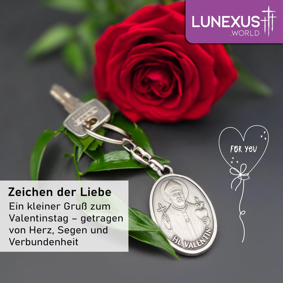 Llavero San Valentín 9 cm – bendecido y Made in Germany – vista 6