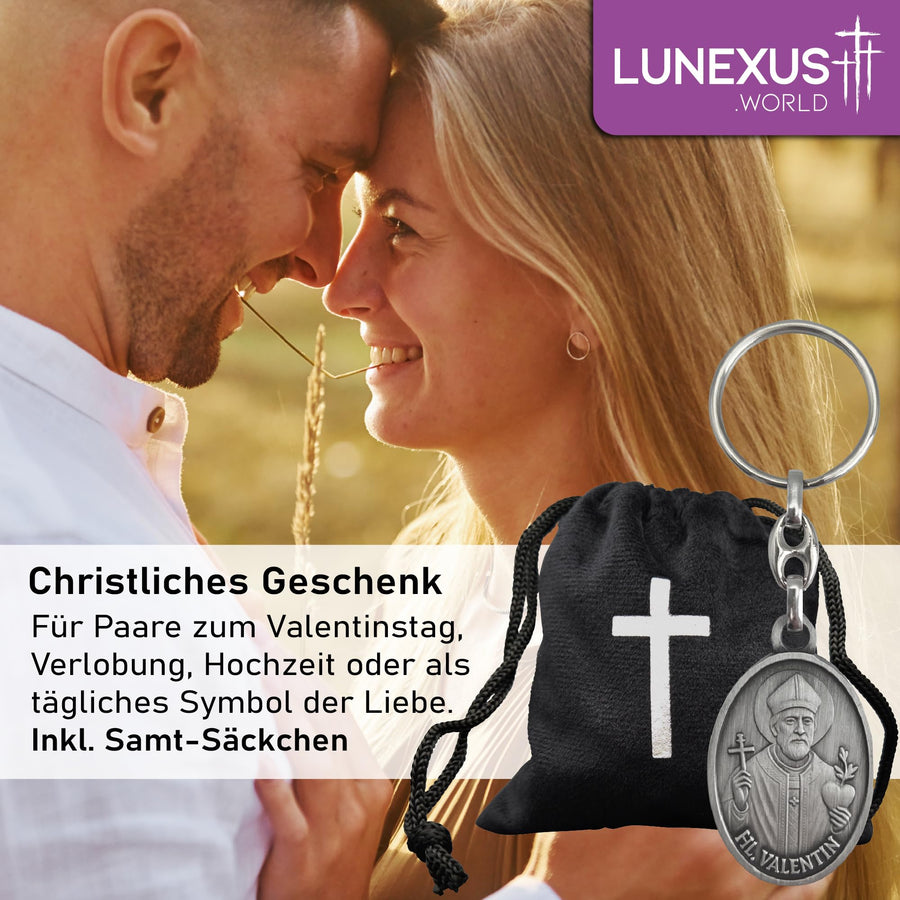 Llavero San Valentín 9 cm – bendecido y Made in Germany – vista 7