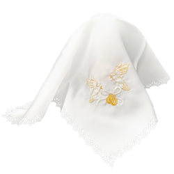 Wedding Cloth Candle Cloth 35 × 35 cm White – Blessed – product view