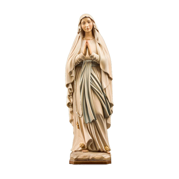 Madonna von Lourdes, Modell L10363 – Holzfigur aus Südtirol