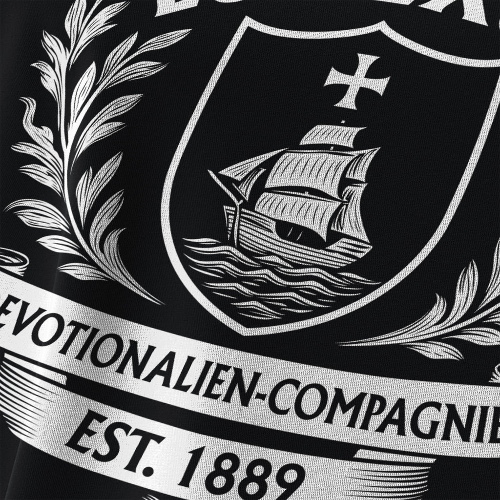 Detailaufnahme des DTF-Drucks beim Lunexus Wappen Damen T-Shirt – nachhaltige Produktion in Deutschland